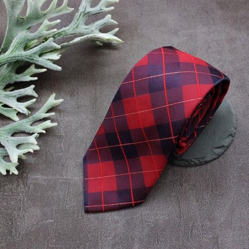 【黑禮帽】漸層菱格暗紅領帶-你的領帶跟你的人一樣總讓人目不轉睛