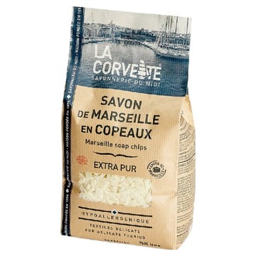 LA CORVETTE 法釩馬賽莊園 經典植物油馬賽皂絲  Marseille soap chips  低過敏  750g  1包