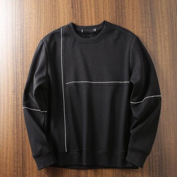 品質牛貨！立體裁剪！保暖新升級！剪標秋冬男士加絨加厚圓領衛衣