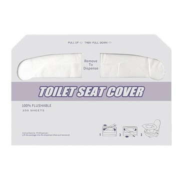 Mass 生活好物 一次性馬桶坐墊紙 250片/包  白色  43 x 38cm  1包