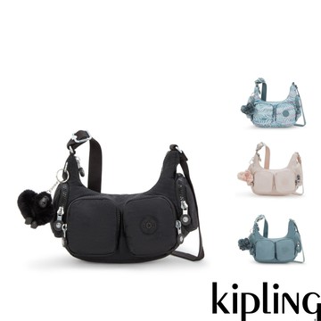 Kipling多拉鍊收納側背包-RIKKA MINI(多款任選)SS25L1