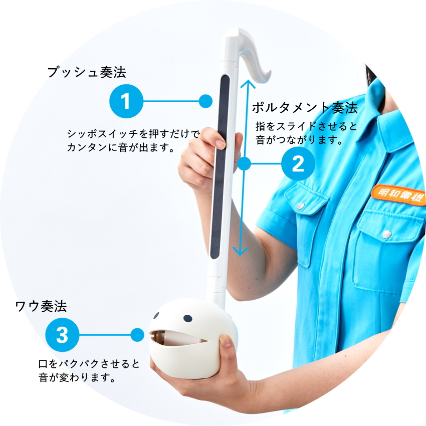 Otamatone オタマトーン デラックス 初音ミクVer. W100×H440×D12mm