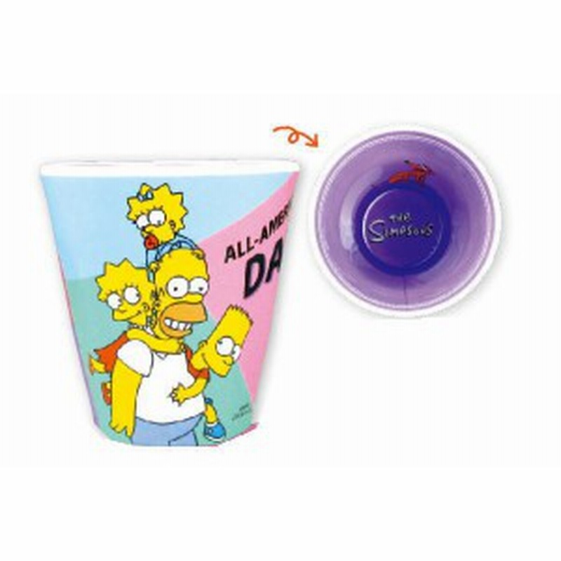 93 Off シンプソンズ キャラクター メラミンカップ Wプリント メラミン タンブラー ファミリー カラフル Discoversvg Com