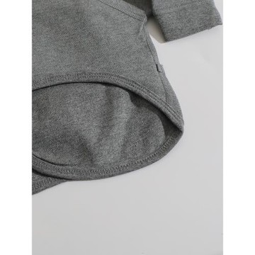 嬰姿初生嬰兒半背衣52碼純棉寶寶a類長袖衣服產房上衣套裝四季款