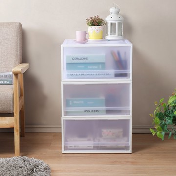 KEYWAY 聯府 寬40cm FINE單抽屜整理箱30L-3入