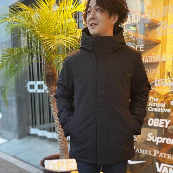 ELVINE エルヴァイン BARNARD WINTER THERMORE JACKET BLACK サーモア