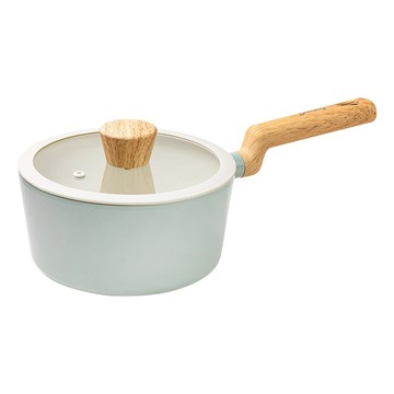 Surlasang IH五層陶瓷塗層牛奶鍋 韓國製  綠色  1個  18cm