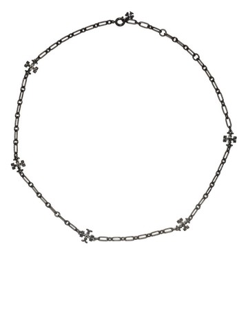 Tory Burch - Roxanne chain necklace - women - Brass - One Size - Black