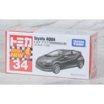 星矢TOY 板橋實體店面 TAKARA TOMY Tomica 34 Toyota Aqua 初回特別仕樣