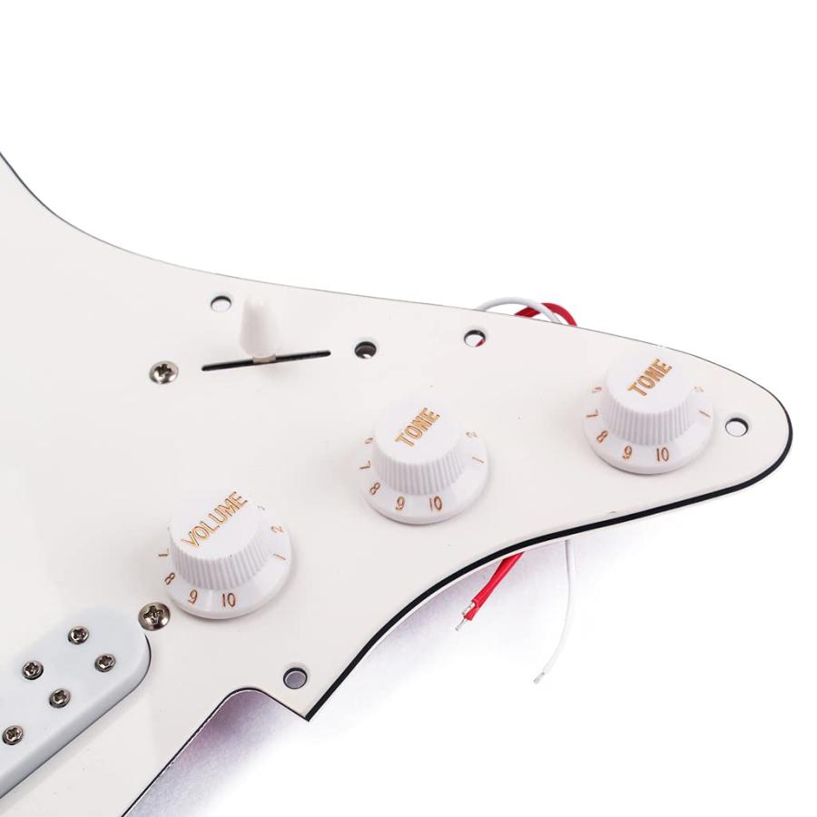 Loaded S-trat Pickguard Pickup Humbucker S-trat Pickguard Fit Fen-der S-trato-cas-ter S-tandard Modern S-tyle Loaded Pickguard Hh