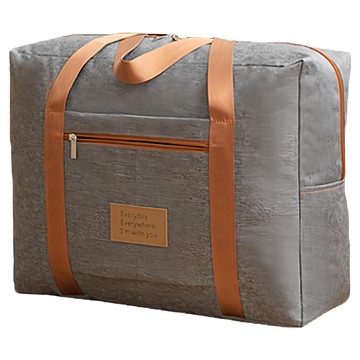 小麥購物 陽離子拉桿收納袋 大號 L2162  灰色  1個