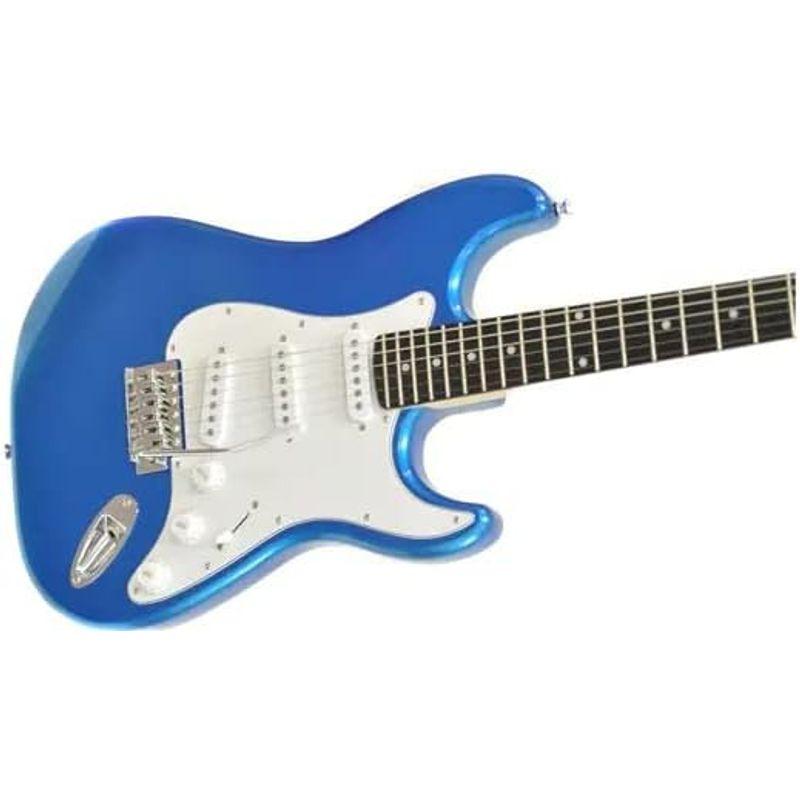 国内正規品 PLAYTECH プレイテック エレキギター ST250 Rose Metallic Blue