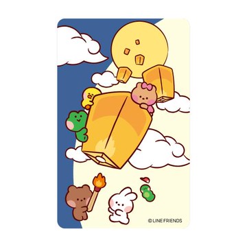 LINE FRIENDS minini《點天燈》一卡通 代銷
