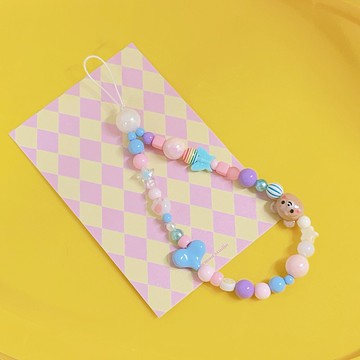 Heartmade 全人手製作 串珠手機繩 phone strap
