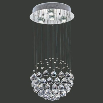 不鏽鋼面板進口水晶珠吊燈 F37-21-90992