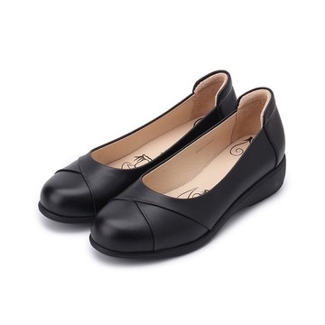 LUZZI 折邊休閒鞋 黑 女鞋