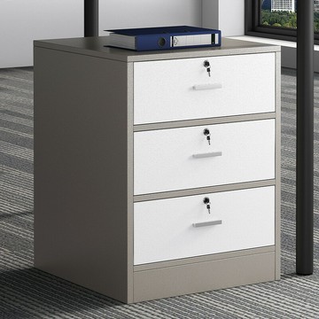 APP下單享點數9% 辦公室文件柜桌下儲物柜落地組合式資料柜分層檔案柜帶鎖抽屜柜子