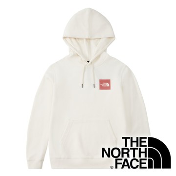 【THE NORTH FACE 美國】女長袖連帽T恤『奶油白』NF0A86QC 戶外 露營 休閒 時尚 長袖 保暖 帽T
