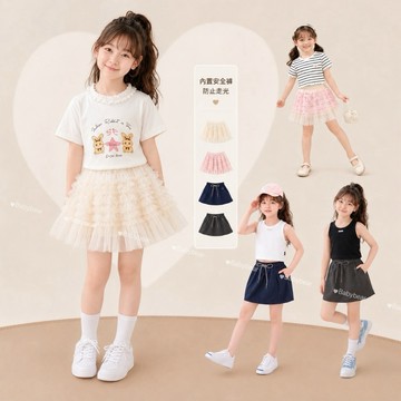 【BabyBear】現貨 童裝 女童蓬蓬裙 女童短裙 兒童連身裙 女童連身裙 女童裙子 兒童公主裙 DR0030