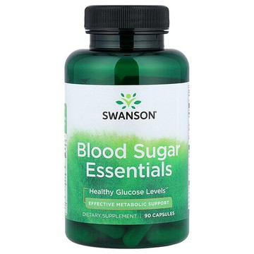 Swanson Vitamins, Blood Sugar Essentials，90 粒膠囊