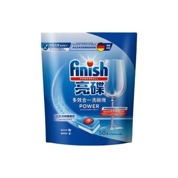 finish亮碟-洗碗機多效合一洗碗塊50塊-全機型適用-洗碗錠
