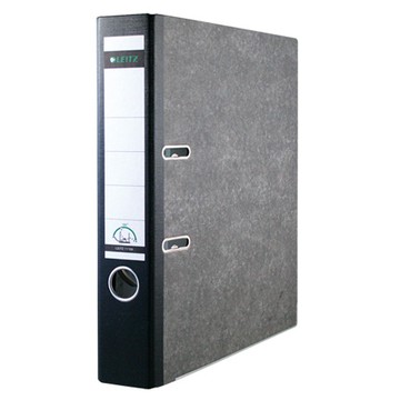 LEITZ二孔拱型夾/LZ1104/A4/黑灰