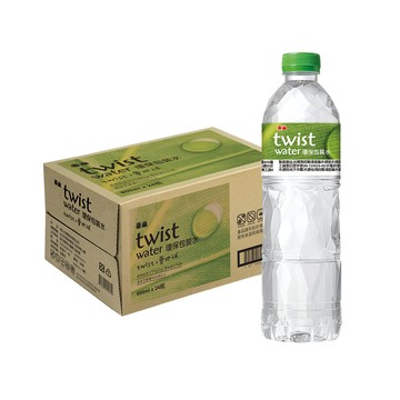 《泰山》Twist Water 環保包裝水600ml(24入)