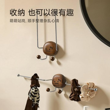 ✅【臺灣出貨】髮夾髮箍收納神器衛生間架子壁掛式髮飾頭繩髮圈掛鉤整理架子