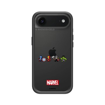 iPhone Air Mod NX -邊框背蓋組合 (相機按鈕) 黑 - 迪士尼-漫威 Marvel - 漫威英雄-8Bit版