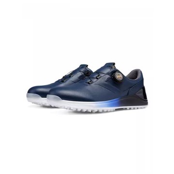 美國PGA 高爾夫球鞋男士運動鞋下場比賽男鞋旋鈕鞋帶防水防滑耐臟