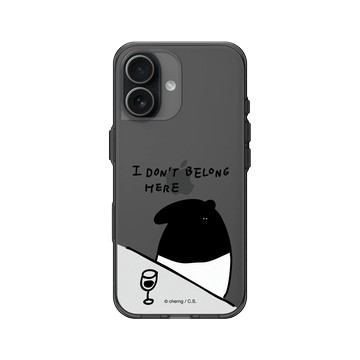 iPhone 17 Clear (相機按鈕) 酷墨灰 - 馬來貘 Laimo - 孤芳自賞