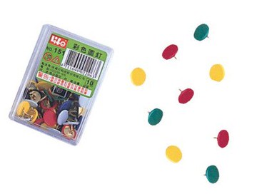 徠福 彩色 圖釘 50支入 / 盒 NO.151【APP滿額下單10%點數(單一帳號最高5000點)】1/31止