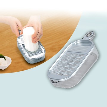 日本pearl鋁製磨泥器附收集盒