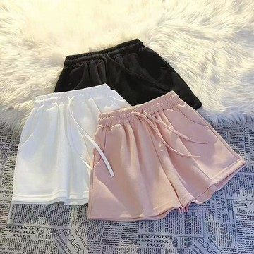 臺灣出貨🎊2026新款辣妹跑步熱褲夏季休閒純色運動短褲女寬鬆顯瘦闊腿睡褲子大減價🎁