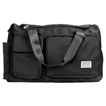 可折疊收納乾濕分離手提行李包  經典黑  55 x 21 x 30cm