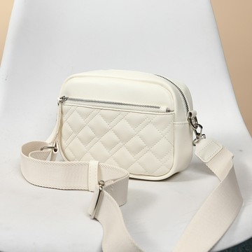 IELGY 女士斜背包 大容量單肩菱格小方包