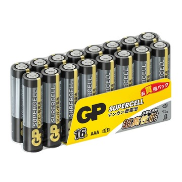 GP Batteries 超霸 超級環保碳鋅電池 4號  16顆  1組