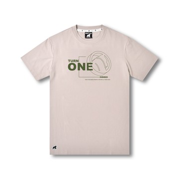 KINGO男女款｜軍綠印花T恤 511105