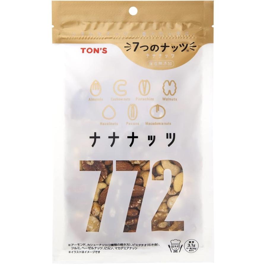 東洋ナッツ食品 TON'S 食塩無添加ナナナッツ 180g