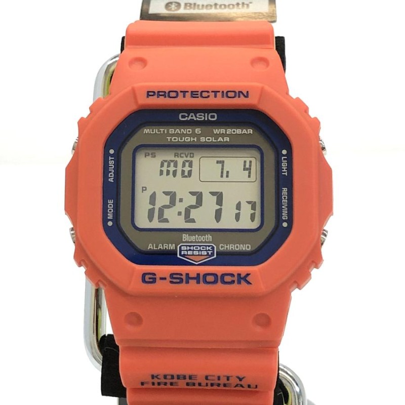 腕時計 G-SHOCK 神戸市消防局コラボ GW-B5600FB-4JR - 腕時計(デジタル)