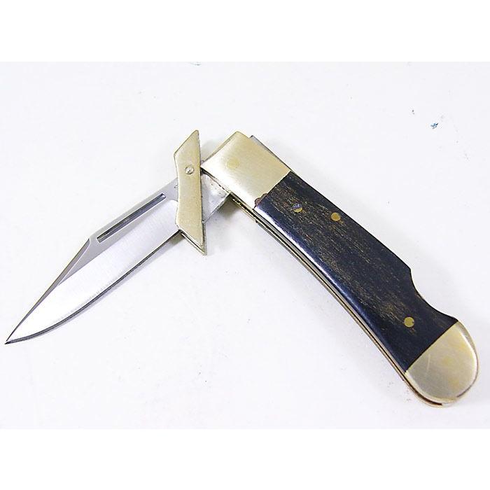 フォールディングナイフ ブラックウッドハンドル K-WORLD Knife Company KW-154