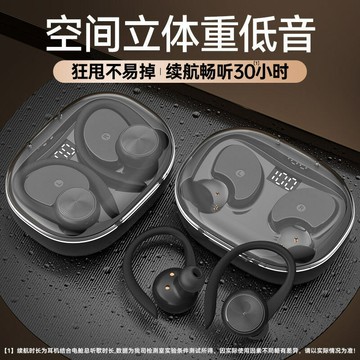 運動狂甩不掉不漏音智能ai無線耳機藍牙 跨境四級typec翻譯耳機【Snowbelle優選】