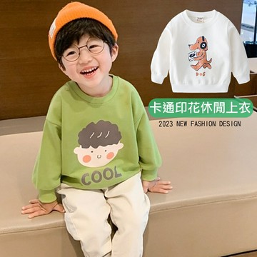 Baby童衣 中小童長袖圓領T 男童秋冬長袖上衣 89058