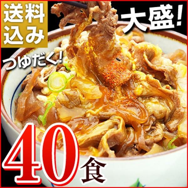 牛丼の具 冷凍 牛丼の素 日東ベストの牛丼DX 業務用 冷凍食品 185g入を40パック