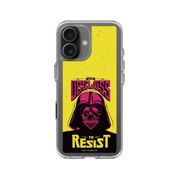 iPhone 17 Clear Case（相機按鈕） 透明 - 迪士尼-星際大戰 Star Wars - 黑武士-Useless to Resist