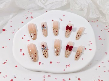 【YUE】紅曦金獅 -喜慶貓眼穿戴甲