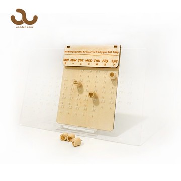 【萬年曆】woodenzone 客製禮物 木頭 DIY手作 送禮  雷射雕刻