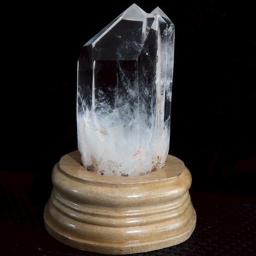 晶魁東海天然白水晶柱原石辦公室居家頂梁原礦禮品消磁六棱柱擺件