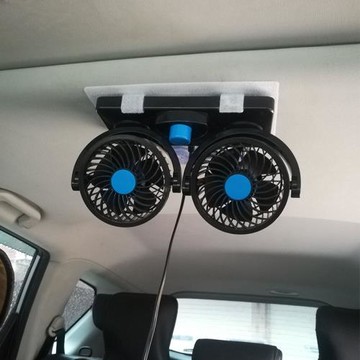 車載風扇12v24v大貨車吊吸頂式強力靜音大風力制冷車內用小電風扇