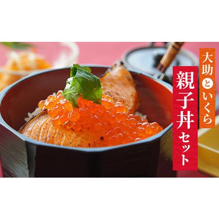 ふるさと納税 大助といくらの親子丼セット(甘塩大助切身1切 約100g×4切、いくら醤油漬け200g×2個) 北海道洞爺湖町